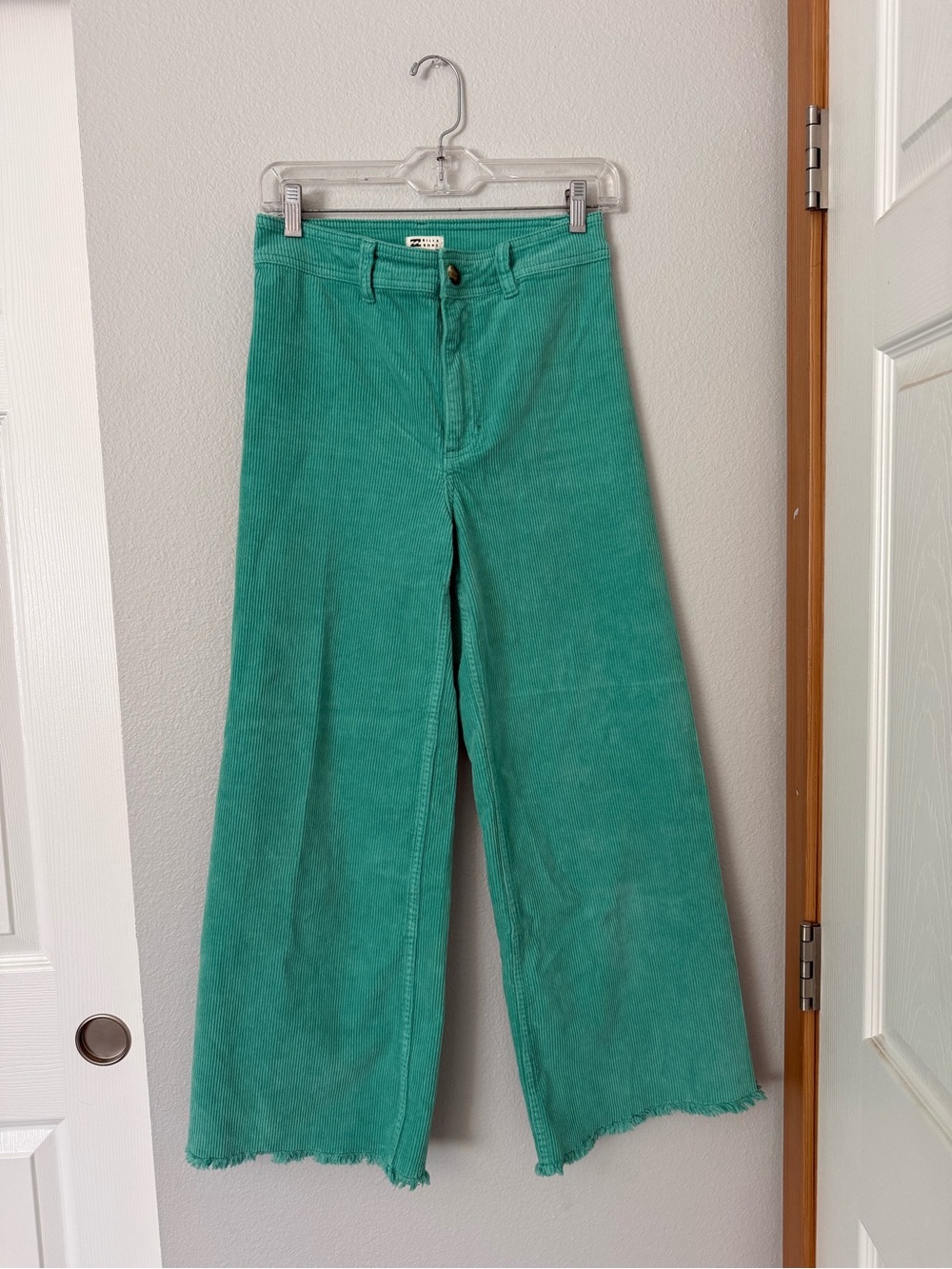 Billabong Wide-Leg Corduroy Pants in Teal